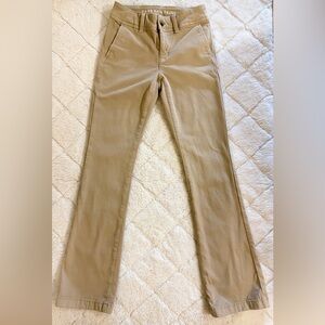 Khaki boot cut low rise American Eagle jeans. Worn once